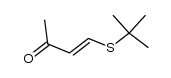 4t-tert-butylsulfanyl-but-3-en-2-one Structure