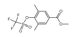 Methyl 3,5-Dimethyl-4-(((Trifluoromethyl)Sulfonyl)Oxy)Benzoate picture