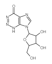 2-Azainosine结构式