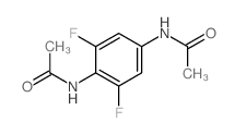 N-(4-acetamido-2,6-difluoro-phenyl)acetamide Structure