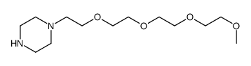 1-[2-[2-[2-(2-methoxyethoxy)ethoxy]ethoxy]ethyl]piperazine结构式