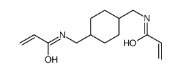 N-[[4-[(prop-2-enoylamino)methyl]cyclohexyl]methyl]prop-2-enamide Structure