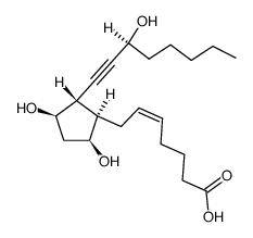 13,14-Dehydro-PGF(2α)结构式