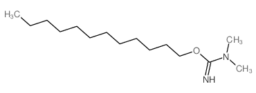 Carbamimidic acid,N,N-dimethyl-, dodecyl ester structure