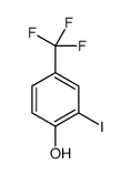 2-Iodo-4-(trifluoromethyl)phenol Structure