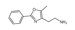 2-(5-Methyl-2-phenyl-oxazol-4-yl)-ethylamine结构式