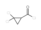 2,2-DICHLOROCYCLOPROPANECARBONYL CHLORIDE Structure