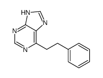 6-(2-phenylethyl)-7H-purine结构式