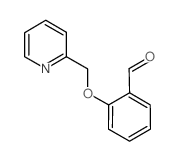 2-(吡啶-2-甲氧基)苯甲醛结构式