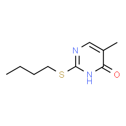 2-Butylthio-5-methylpyrimidin-4(1H)-one Structure