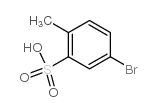 5-溴-2-甲基苯-1-磺酸结构式