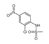 N-(2-chloro-4-nitrophenyl)methanesulfonamide结构式