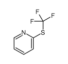 2-(trifluoromethylsulfanyl)pyridine结构式