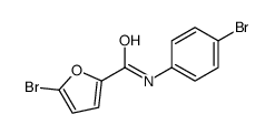 5-bromo-N-(4-bromophenyl)furan-2-carboxamide Structure