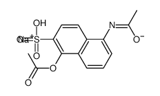 1-Acetoxy-5-acetylamino-2-naphthalenesulfonic acid sodium salt picture