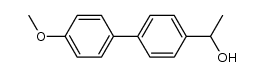 1-(4'-methoxy-biphenyl-4-yl)-ethanol结构式