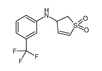 1,1-dioxo-N-[3-(trifluoromethyl)phenyl]-2,3-dihydrothiophen-3-amine Structure