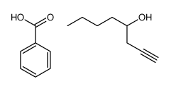 benzoic acid,oct-1-yn-4-ol结构式