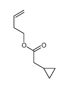 but-3-enyl 2-cyclopropylacetate结构式