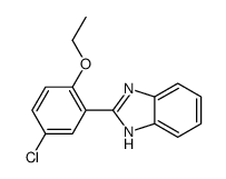 2-(5-chloro-2-ethoxyphenyl)-1H-benzimidazole Structure