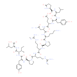 neurotensin, Arg(9)-结构式