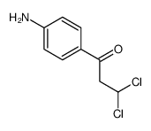 1-(4-aminophenyl)-3,3-dichloropropan-1-one Structure