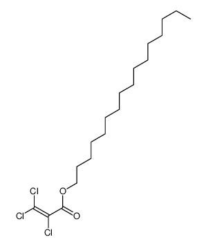 hexadecyl 2,3,3-trichloroprop-2-enoate结构式