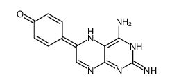 4-(2,4-diamino-5H-pteridin-6-ylidene)cyclohexa-2,5-dien-1-one结构式