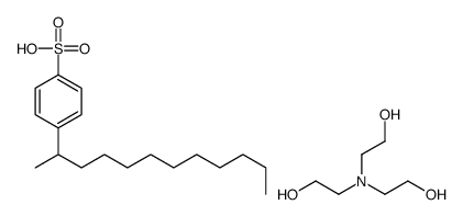 p-sec-dodecylbenzenesulphonic acid, compound with 2,2',2''-nitrilotriethanol (1:1) structure