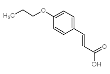 4-Propoxycinnamic acid Structure