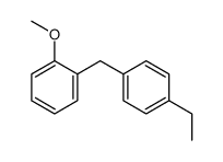 Benzene, 1-[(4-ethylphenyl)methyl]-2-methoxy- (9CI) structure