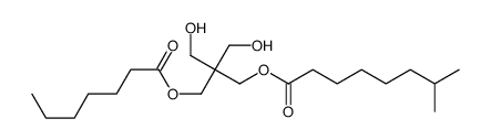 [2-(heptanoyloxymethyl)-3-hydroxy-2-(hydroxymethyl)propyl] 7-methyloctanoate Structure