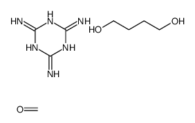 butane-1,4-diol,formaldehyde,1,3,5-triazine-2,4,6-triamine Structure