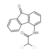 2,2-dichloro-N-(9-oxofluoren-4-yl)acetamide结构式