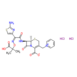 头孢他啶二盐酸盐结构式