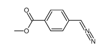 [p-(methoxycarbonyl)phenyl]diazomethane Structure