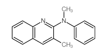 N,3-dimethyl-N-phenyl-quinolin-2-amine结构式