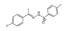 N'-(1-(4-氟苯基)亚乙基)-4-甲基苯磺酰肼结构式