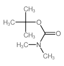 Carbamic acid,N,N-dimethyl-, 1,1-dimethylethyl ester structure