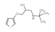 2-Propanol, 1-(tert-butylamino)-3-(3-thienyloxy)- Structure