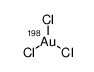 gold(III)-198Auchloride Structure