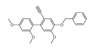 4-(benzyloxy)-2-ethynyl-2',4',5-trimethoxybiphenyl Structure