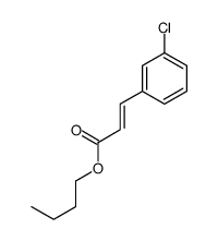 butyl 3-(3-chlorophenyl)prop-2-enoate结构式