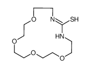 1,9,12,15-tetraoxa-4,6-diazacycloheptadecane-5-thione Structure