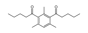 1,3-dipentanoyl-2,4,6-trimethylbenzene Structure