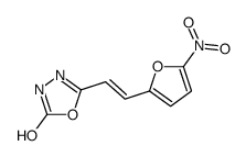 5-[2-(5-Nitro-2-furyl)vinyl]-1,3,4-oxadiazol-2(3H)-one Structure