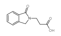 3-(1-OXO-1,3-DIHYDRO-2H-ISOINDOL-2-YL)PROPANOIC ACID Structure