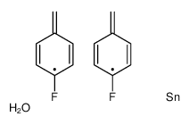 bis[(4-fluorophenyl)methyl]-oxotin Structure