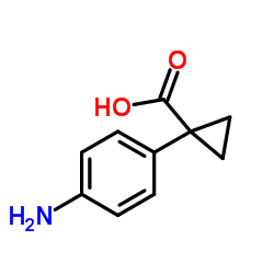 1-(4-氨基苯基)环丙烷羧酸结构式