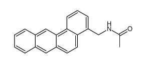 N-benz[a]anthracen-4-ylmethyl-acetamide Structure